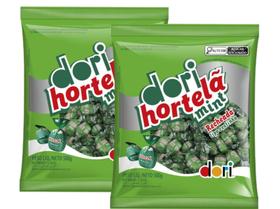 Bala Hortelã Mint Recheada Dori 500g - 2 Pacotes