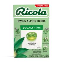 Bala Importada Eucalyptus Ricola Zero Açúcar 28 Gr Suíça Bala Importada Eucalyptus Ricola Zero Açúcar 28 Gr Suíça