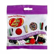 Bala Jelly Belly Licorice Bridge Mix Alcaçuz 85G