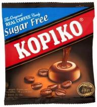 Bala kopiko café sem açúcar pacote 75g