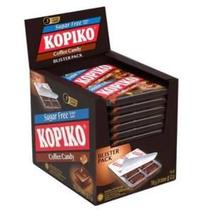 Bala kopiko cartela café sugar free display c/ 24 cartelas