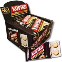 Bala kopiko cartela cappuccino display c/ 24 cartelas