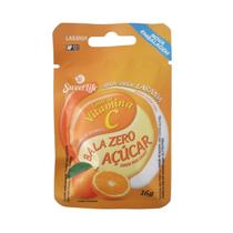 Bala Laranja Com Vitamina C Zero Açúcar Vegano Sweet Life - Sachê 16g