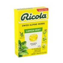 Bala Lemon Mint sem Açúcar Ricola 27.5 Bala Lemon Mint sem Açúcar Ricola 27.5