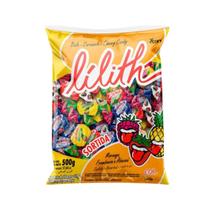 Bala Lilith Pacote 500g Sabores: Framboesa, Maçã, Sortida