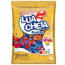 Bala Lua Cheia Frutas Framboesa Cereja E Laranja 600g