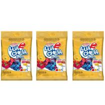 Bala Macia Lua Cheia Recheada Sabor Sortido de Frutas Kit Bala Macia Lua Cheia Recheada Sabor Sortido de Frutas Kit