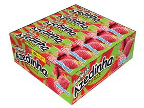 Bala Mastigável Azedinha Morango 35g C/ 15 Unid