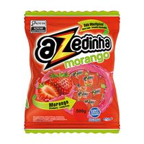 Bala Mastigável Azedinha Morango Riclan 500g