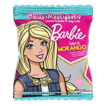 Bala Mastigavel Barbie Sabor de Morango 600g - Riclan