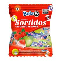 Bala Mastigável Bola 7 Sabores Sortidos 500g - Riclan