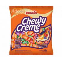 Bala mastigável chewy creme sortida peccin