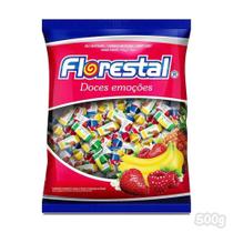 Bala Mastigável Doces Emoções Sortidas 500g Florestal