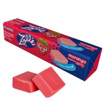 Bala Mastigável Drops Morango Zollé - 350g