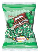 Bala Mastigável Maçã Verde 600g - Santa Rita