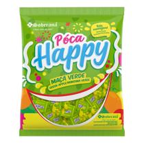 Bala Mastigável Maçã Verde Póca Happy - 500g