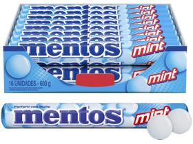 Bala Mastigável Mentos Mint Display 16 Unidades