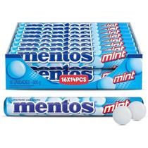 Bala Mastigável Mentos Stick Mint c/16 - Perfetti