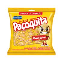 Bala Mastigável Paçoquita Amendoim Santa Helena 500g