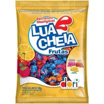 Bala Mastigável Recheada Lua Cheia Frutas 600g - Dori Bala Mastigável Recheada Lua Cheia Frutas 600g - Dori