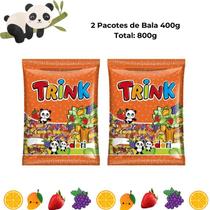Bala Mastigável Trink Frutas Sortidas Kit 800 gramas Bala Mastigável Trink Frutas Sortidas Kit 800 gramas