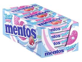 Bala Mentos Slim Box Yogurte Iogurte Morango Caixa C/12unid - 289g