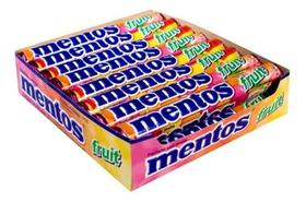 Bala Mentos Stick Frutas Sortidas Display 16 Tubos X 37,5g
