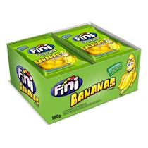 Bala Mini Bananas Com 12 Pacotes de 15g cada - Fini