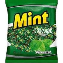 Bala Mint Hortelã Mastigável Florestal 500g 100unidades