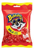 Bala Morango Patinhas Bubbaloo Pacote 75 G