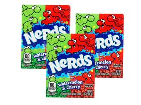 Bala Nerds Watermelon & Cherry Importado U.S.A. 46,7g - 3 Caixas