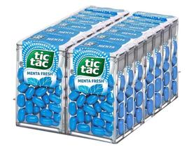 Bala Pastilha Tic Tac Menta Fresh Azul 14,5g C/14 Un Bala Pastilha Tic Tac Menta Fresh Azul 14,5g C/14 Un