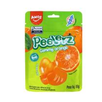 Bala Peelerz Gummy de Laranja Amos - 65g