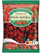 Bala Recheada Morango Polpa Natural - Dori - Pcte 600g Bala Recheada Morango Polpa Natural - Dori - Pcte 600g