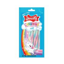 Bala Regaliz Uni de Canudinho Morango Cítrico 12 Pacotes de 70gr Cada Docile Bala Regaliz Uni de Canudinho Morango Cítrico 12 Pacotes de 70gr Cada Docile