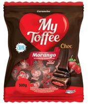 Bala Riclan My Toffee Morango 500g Bala Riclan My Toffee Morango 500g
