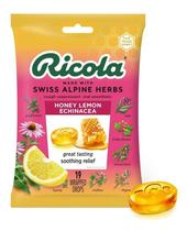 Bala Ricola Para Tosse Swiss Mel E Limão 19 Drops - Eua