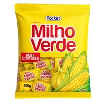 Bala sabor Milho Verde Pocket Riclan 500g -2 Pacotes
