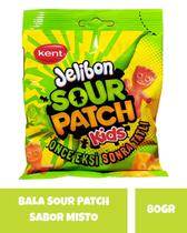 Bala sabores mistos sour patch 80g kent jelibon sour patch kids 80gr Bala sabores mistos sour patch 80g kent jelibon sour patch kids 80gr