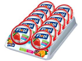 Bala Sem Açúcar Flopi Morango Lata 40g C/ 12unid