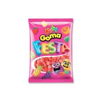 Bala Tipo Jujuba Festa Sabor Morango Colorida 500g