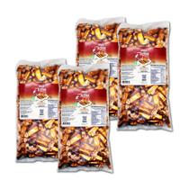Bala toffee de caramelo de leite zero diet 1kg hué kit 4 und
