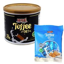 Bala toffee misto 150g e caramelo sem lactose 52g diet hue - kit 2 unidades Bala toffee misto 150g e caramelo sem lactose 52g diet hue - kit 2 unidades