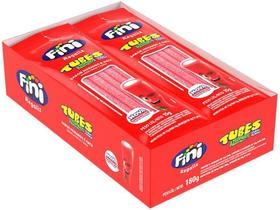 Bala Tubes Morango Azedinho Com 12 unidades - Fini