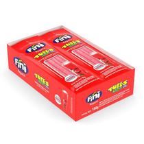 Bala Tubes Morango Azedinho Com 12 unidades - Fini