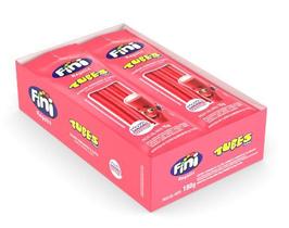 Bala Tubes Morango Com 12 unidades - Fini