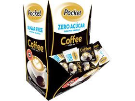 Bala Zero Açúcar Café Coffee Pocket Caixa C/100unid - 230g Bala Zero Açúcar Café Coffee Pocket Caixa C/100unid - 230g