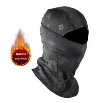 Balaclava Camuflada De Lã Quente Inverno Ao Ar Livre À Prova De Frio Esqui Ciclismo Rosto Cheio