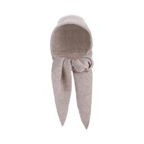 Balaclava Feminina De Inverno Em Tricô Grosso Com Capuz, Cachecol E Proteção Para Pescoço E Orelhas