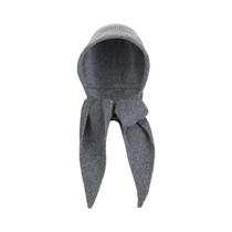 Balaclava Feminina De Inverno Em Tricô Grosso Com Capuz, Cachecol E Proteção Para Pescoço E Orelhas